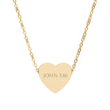 Heart Necklace (Engraving)