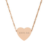 Heart Necklace (Engraving)