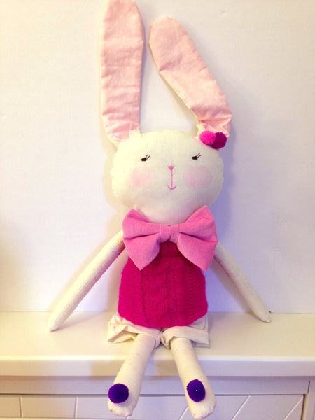 Bunny with Pink Bow