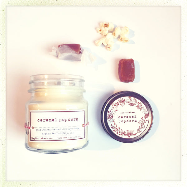 8 oz. Caramel Popcorn Soy Candle