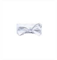 cashmere cotton jersey bow headband for baby